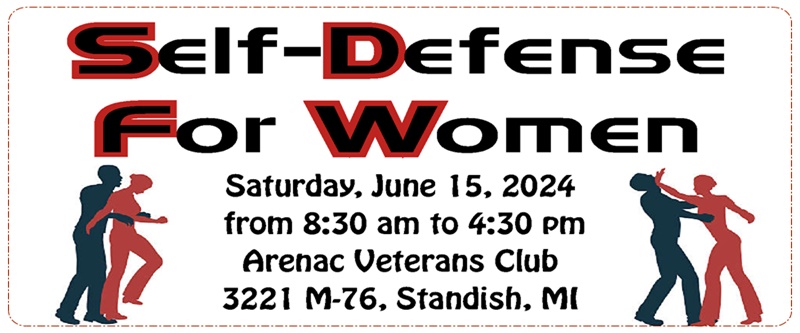 Womens self defense program notice