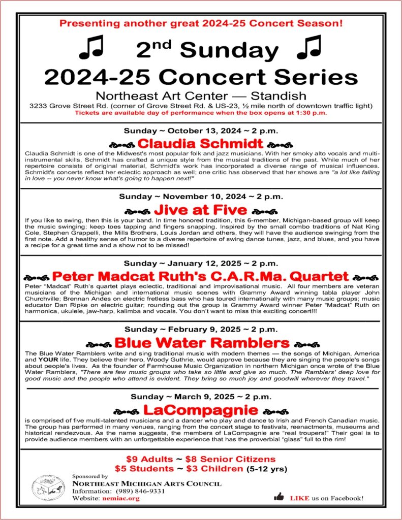 2024-25 Sunday Concert Series