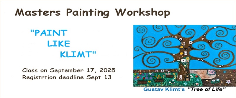 Paint like Klimt notice