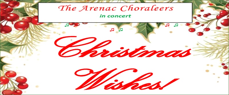 Arenac Choraleers 2025 winter concert notice