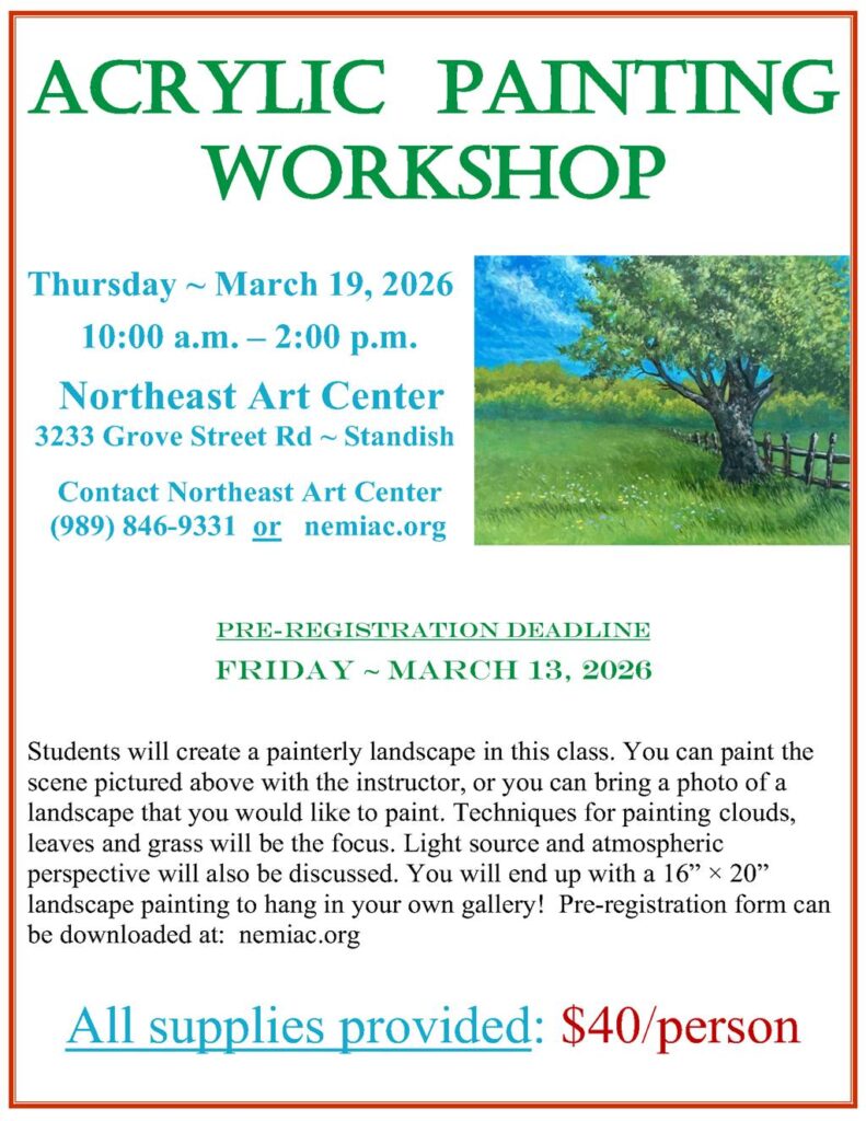 2026 Landscape painting poster