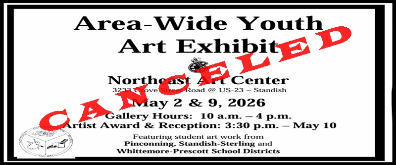 art show notice canceled