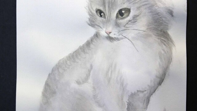 Youth art - kitten Youth art - kitten