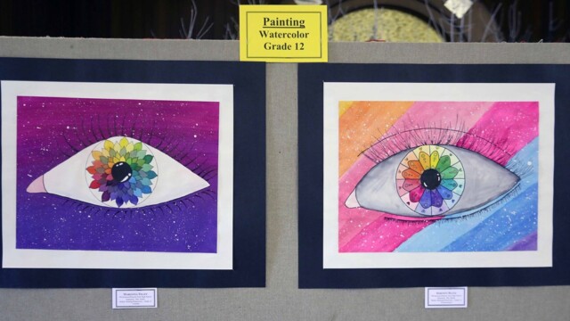 Youth art - pastel eyes Youth art - pastel eyes