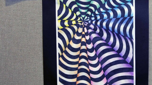 Youth art - illusion rainbow colors Youth art - illusion rainbow colors