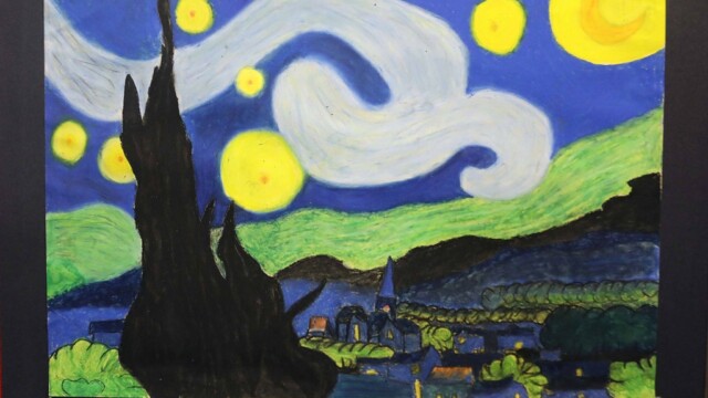 Youth art- van Gogh inspired Youth art- van Gogh inspired