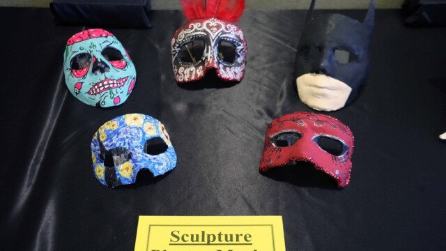 Youth art- plaster masks Youth art- plaster masks